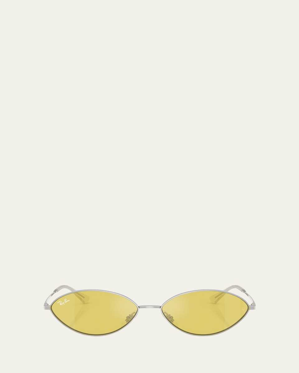 RB3757 Oval Metal Sunglasses